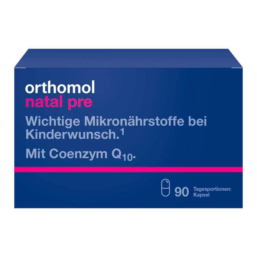 Orthomol Natal Pre is a nutritional supplement for women who want to become pregnant. It supplies important micro nutrients like coenzyme Q10