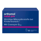Orthomol Natal Pre is a nutritional supplement for women who want to become pregnant. It supplies important micro nutrients like coenzyme Q10