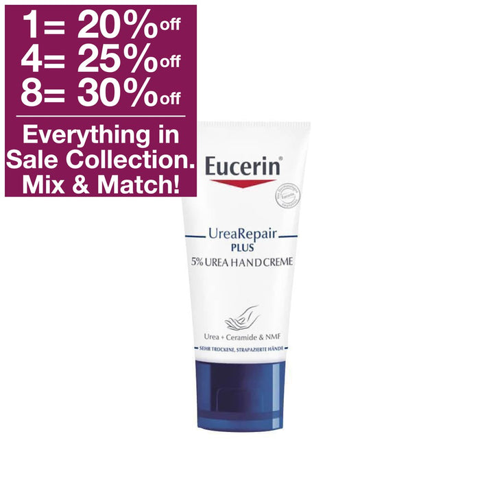 liberal Planet lejlighed Eucerin Urea Repair Plus 5% Hand Cream - Dry & Stressed Hands - VicNic