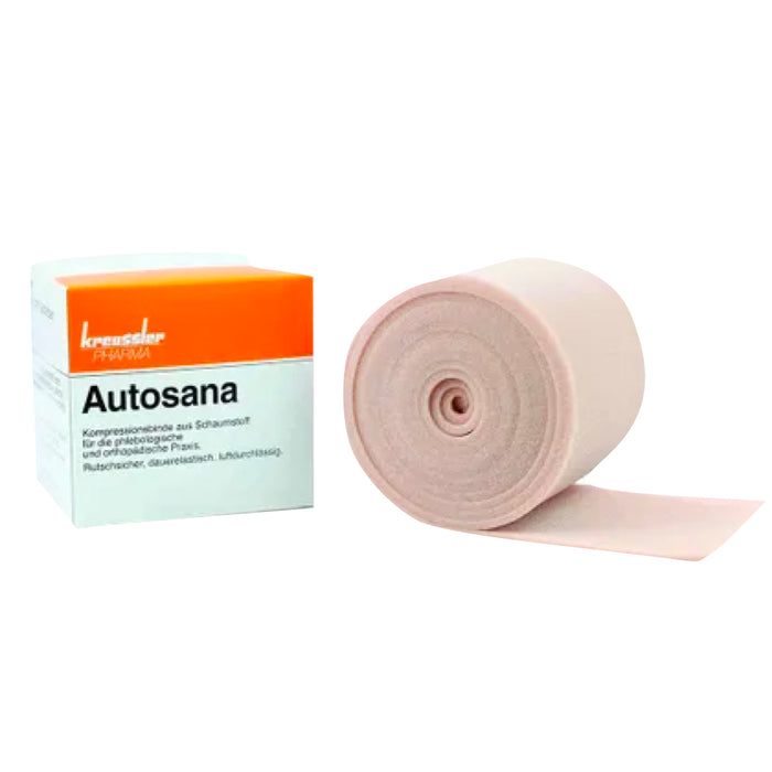 Autosana Compression Bandage 10 cm x 2.5 mx 0.3 cm - skin-colored