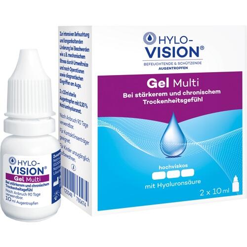 Hylo Vision Gel Multi Eye Drops 2X10 ml