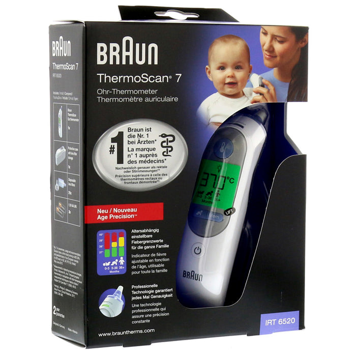 Braun Thermoscan 7 Ear Thermometer IRT6520