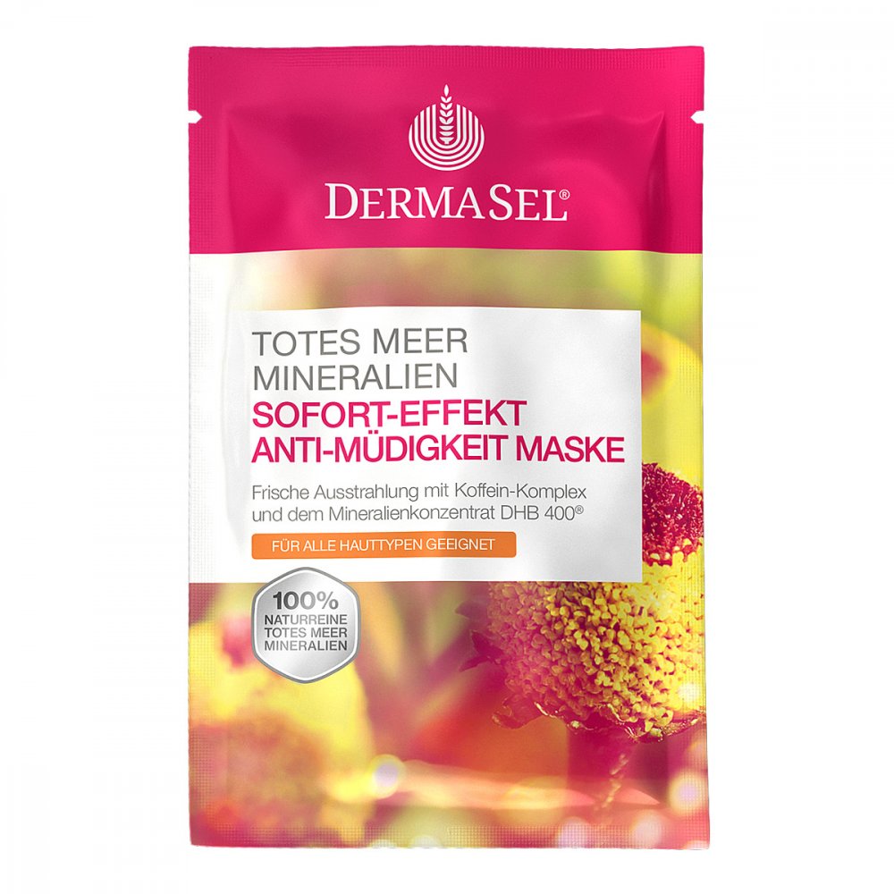 DermaSel Dead Sea Instant Effect Anti-Fatigue Mask 12 ml