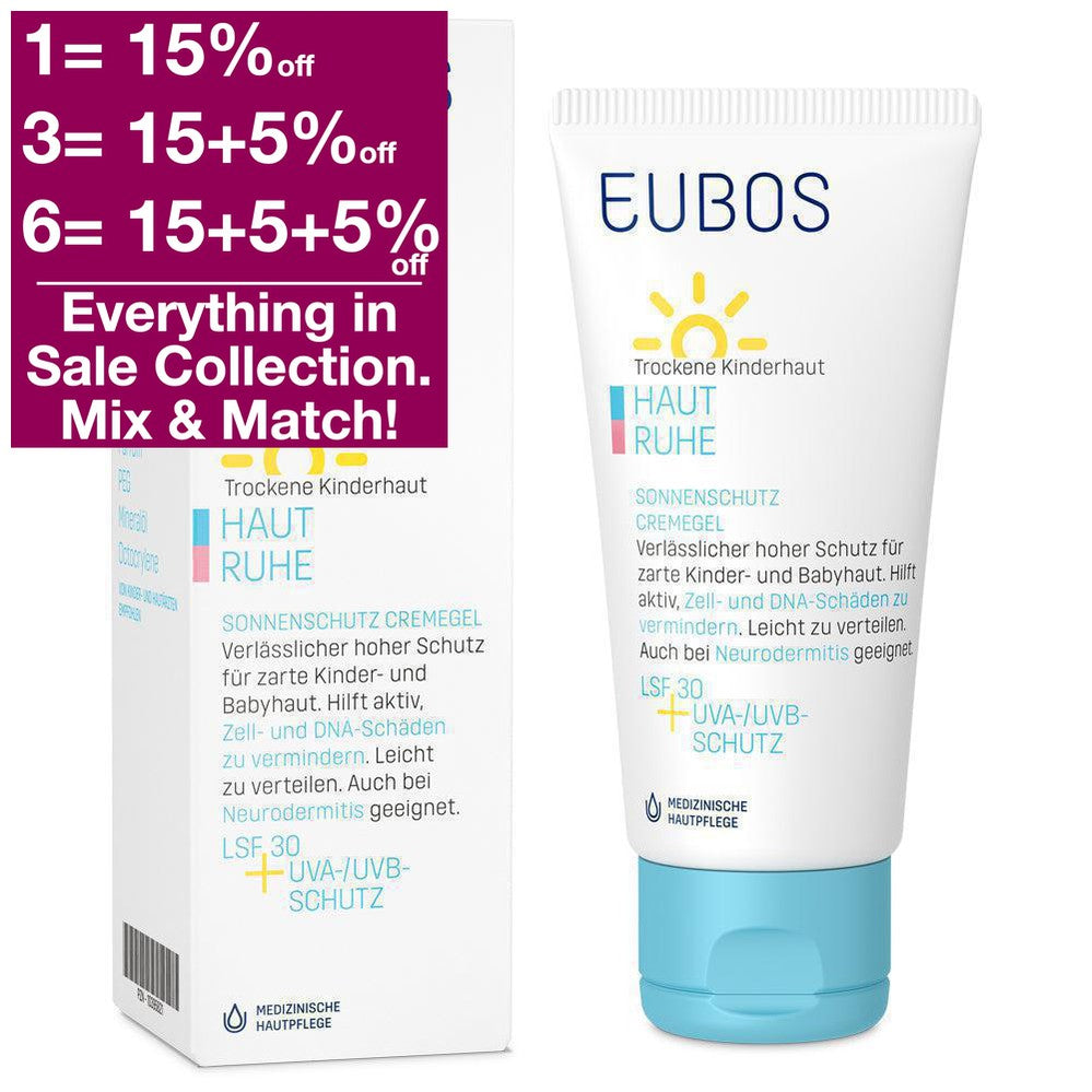 Eubos Baby & Kid Sun Protection Cream Gel SPF30 + UVA 50 ml