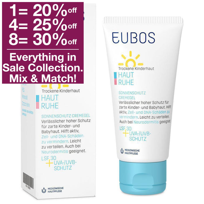 Eubos Baby & Kid Sun Protection Cream Gel SPF30 + UVA 50 ml