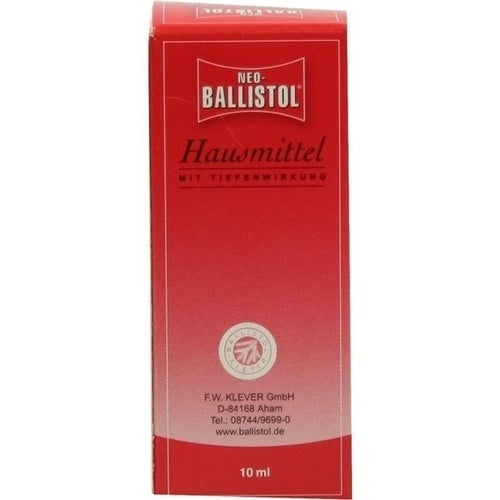 Hager Pharma Gmbh Neo Ballistol Home Remedies Liquid 10 ml