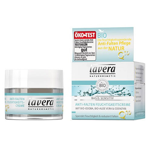 Lavera Basis Sensitiv Anti-Ageing Moisturising Cream Q10 50 ml