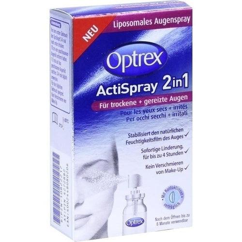 Reckitt Benckiser Deutschland GmbH Optrex Actispray 2in1 F. Dry+irritated Eyes 10 ml belongs to the category of Eczema Treatment, First Milk, Follow On Milk