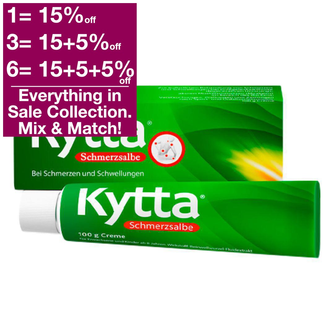 Kytta Pain Ointment delivers fast, strong pain relief for muscle pain, joint pain and back pain, with the natural power of comfrey root extract, clinically tested for effectiveness. Well-tolerated, without any known interactions, this ointment provides anti-inflammatory and decongestant relief. 