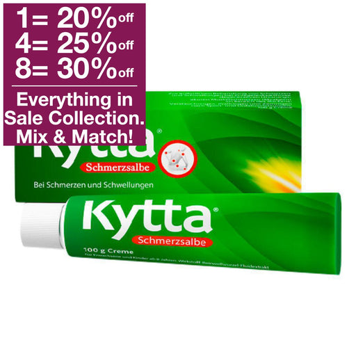 Kytta Pain Ointment delivers fast, strong pain relief for muscle pain, joint pain and back pain, with the natural power of comfrey root extract, clinically tested for effectiveness. Well-tolerated, without any known interactions, this ointment provides anti-inflammatory and decongestant relief. 