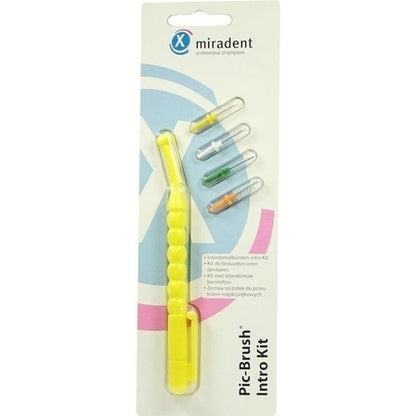 Hager Pharma Gmbh Miradent Interd.Pic-Brush Intro Kit Yellow 1Hal. + 4B. 1 pcs