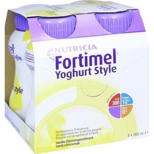 Nutricia Gmbh Fortimel Yogurt Style Vanilla Lemon Flavor 4X200 ml