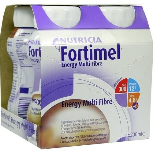 Nutricia Gmbh Fortimel Energy Multi Fiber Chocolate Flavor 4X200 ml