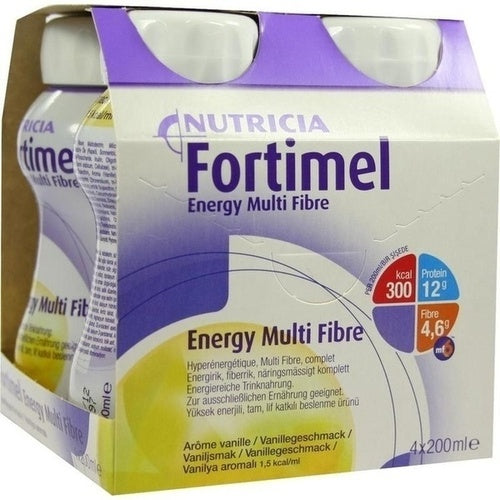 Nutricia Gmbh Fortimel Energy Multi Fiber Vanilla Flavor 4X200 ml