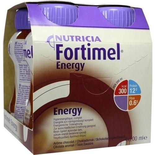 Nutricia Gmbh Fortimel Energy Chocolate Flavor 4X200 ml