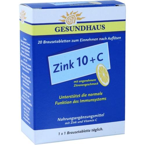 Wörwag Pharma Gmbh & Co. Kg Zinc 10 + C Effervescent Tablets 20 pcs