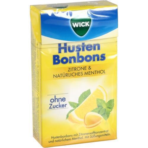 Lemon & Natural Menthol Candy Without Sugar Clickbox 46g | Candy | VicNic.com