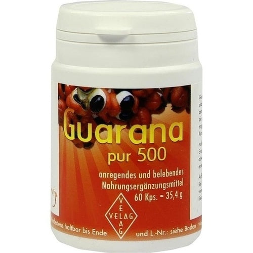 Velag Pharma Gmbh Guarana Pur 500 Capsules 60 pcs