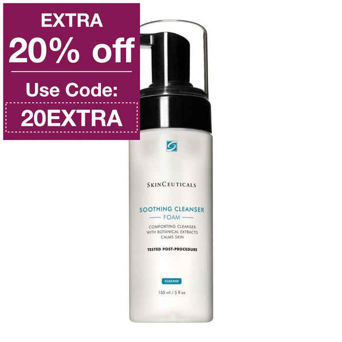 SkinCeuticals Soothing Cleanser Foam 150 ml - Gentle Foam Cleanser for Soothed and Comforted Skin