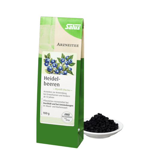 Salus Organic Blueberries Myrtilli Fructus Medicinal Tea 100 g