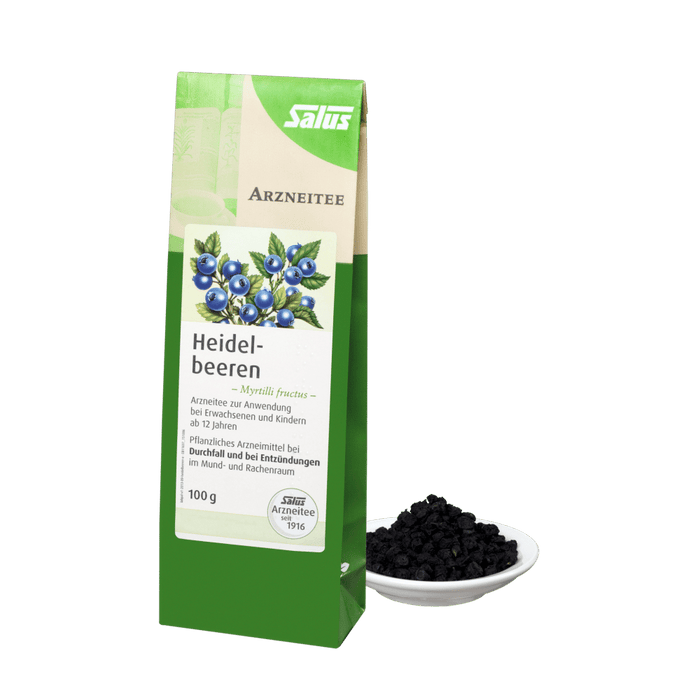 Salus Organic Blueberries Myrtilli Fructus Medicinal Tea 100 g