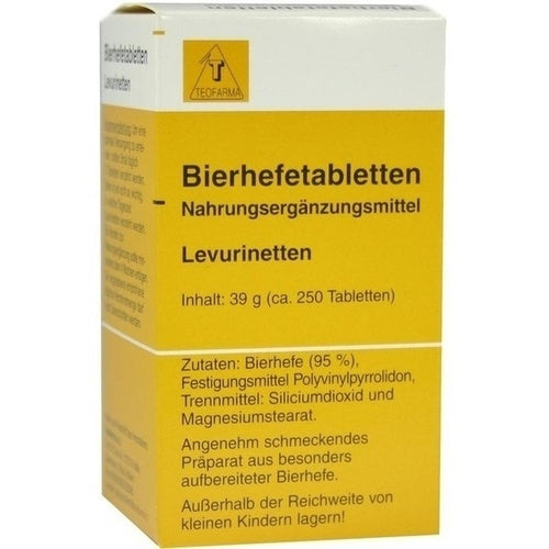 Teofarma S.R.L. Yeast Tablets Levurinetten 250 pcs