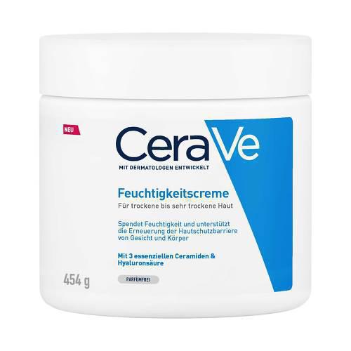 The CeraVe moisturizing cream provides the skin with moisture for 24 hours thanks to its patented active ingredient release. The nourishing body cream for dry skin strengthens the skin's natural protective barrier. VicNic.com
