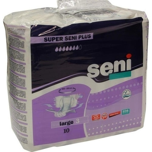 Tzmo Deutschland Gmbh Super Seni Plus Gr.3 L Incontinence Pants Night F. E. 10 pcs