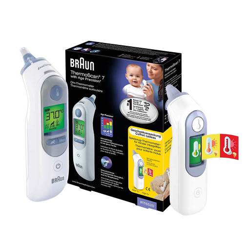 Braun ThermoScan 7+ Connect– Digital Ear Thermometer for Kids, Babies,  Toddlers and Adults – Fast, Gentle
