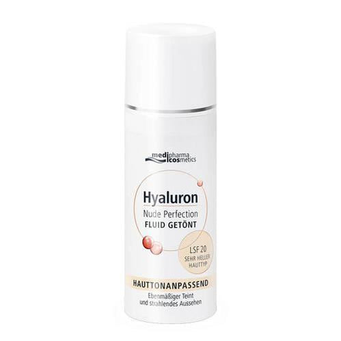 Medipharma Hyaluron Nude Perfection Fluid Tinted SPF 20 50 ml - Very Light Skin Tone