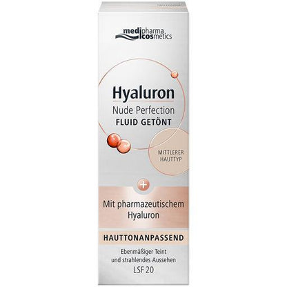 Medipharma Hyaluron Nude Perfection Fluid Tinted SPF 20 50 ml - Medium Skin Tone