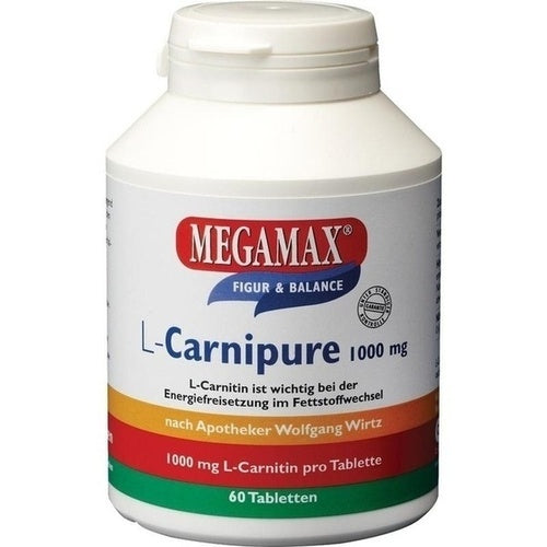 Megamax B.V. L-Carnipure 1000 Mg Chewable Tablets 60 pcs