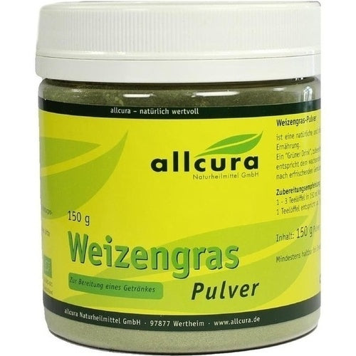 Allcura Naturheilmittel Gmbh Wheat Grass Powder Organic 150 g