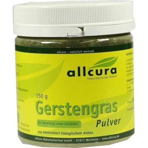 Allcura Naturheilmittel Gmbh Barley Grass Powder Kontrol.Biologischer Cultivation 150 g