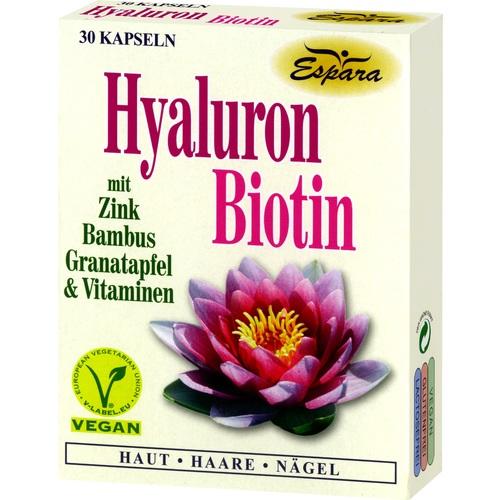 Espara Gmbh Hyaluron Biotin Capsules 30 pcs