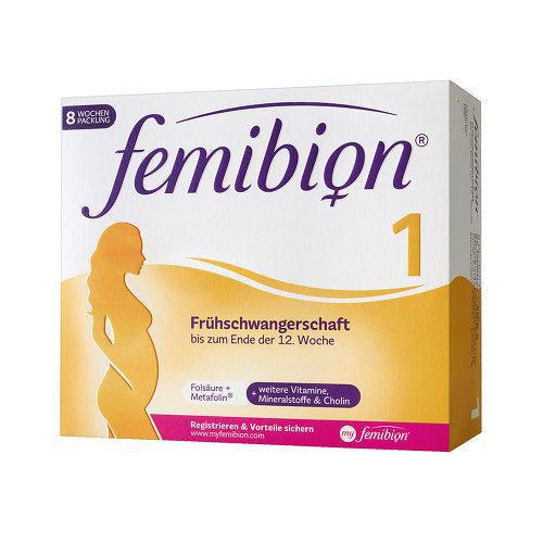 FEMIBION 1 Principio del Embarazo Duplo 2x28 Comprimidos (8 semanas)