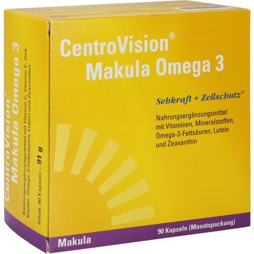 CentroCision Makula Omega-3 Capsules is dietary supplement with vitamins, minerals, omega-3 fatty acids - lutein and zeaxanthin to support vision and cell protection.