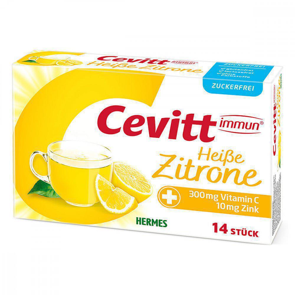 Hermes Cevitt Hot Drink - Lemon (sugar free) 14 sachets