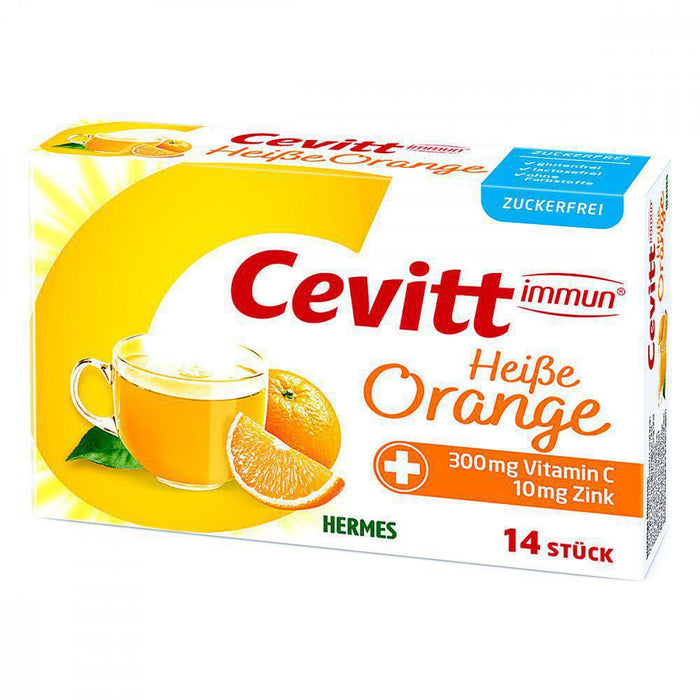 Cevitt Immune Hot Drink - Orange (sugar free) 14 Pcs