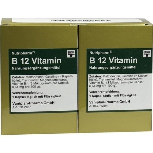 B&K Nutripharm Gmbh B12 Capsules 120 pcs