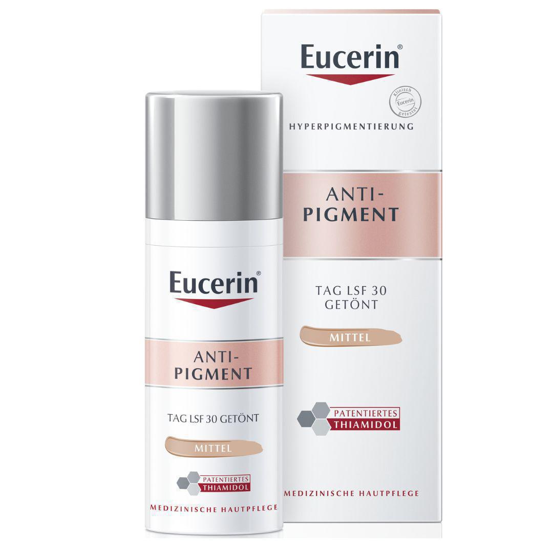 Previous packaging design of Eucerin Anti Pigment Day Cream SPF 30 - Tinted Middle 50 ml 