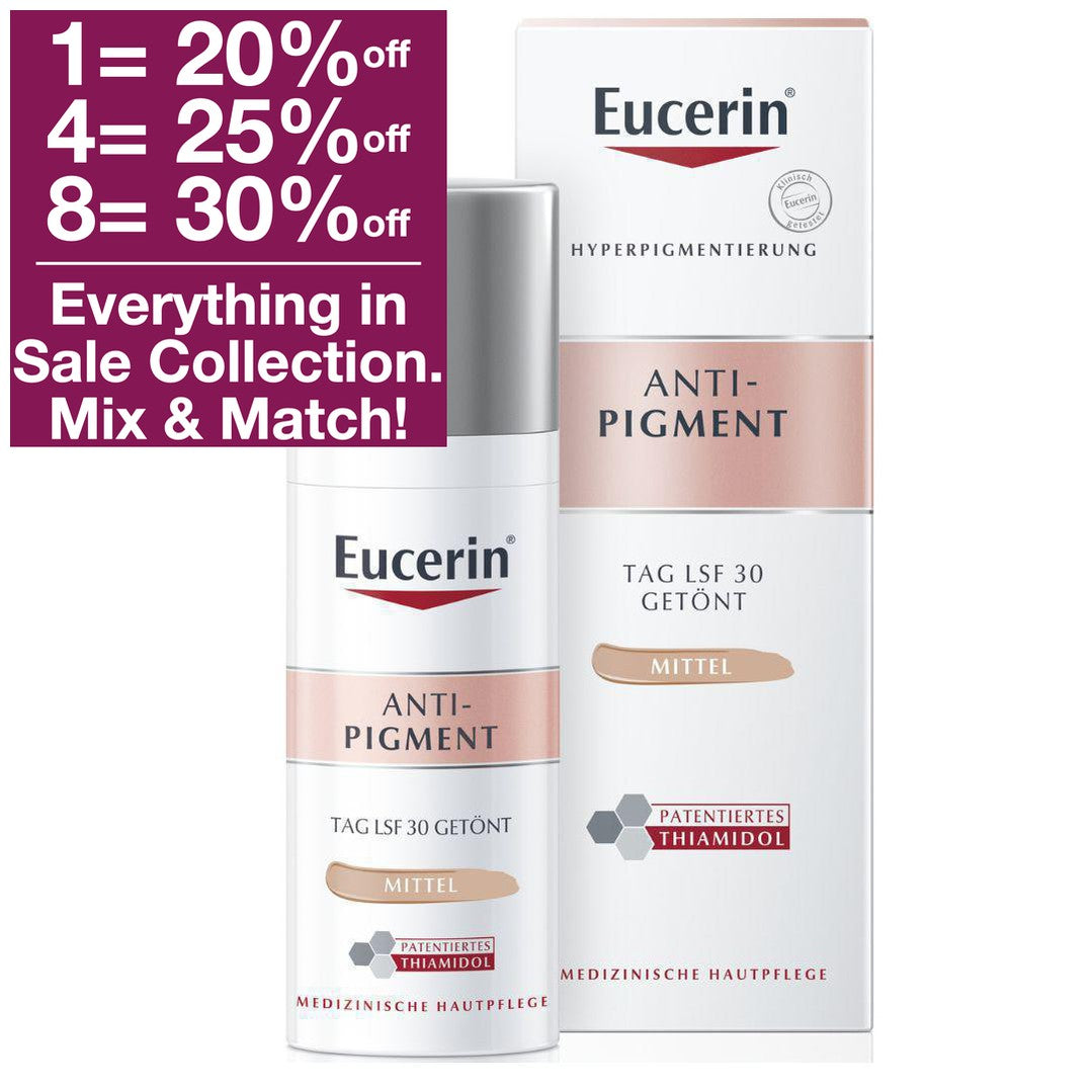 Eucerin Anti-Pigment Day Cream SPF - Tinted Middle 50 — VicNic
