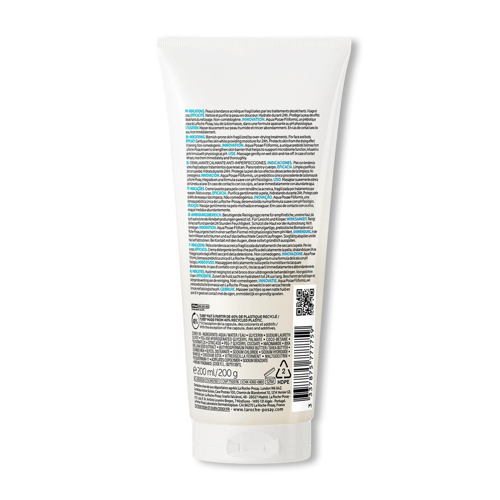 La Roche-Posay Effaclar H Iso-Biome Cleaning Cream 200 ml