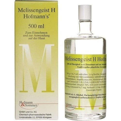 Hofmann & Sommer Gmbh & Co. Kg Melissa Spirit H Hofmann'S Drop 500 ml