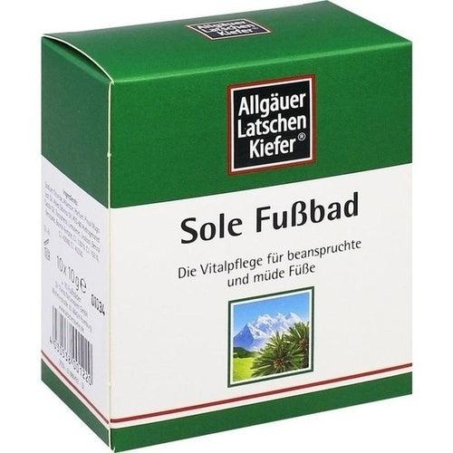 Dr. Theiss Naturwaren Gmbh Allgäuer Latschenk. Sole Footbath 10X10 g