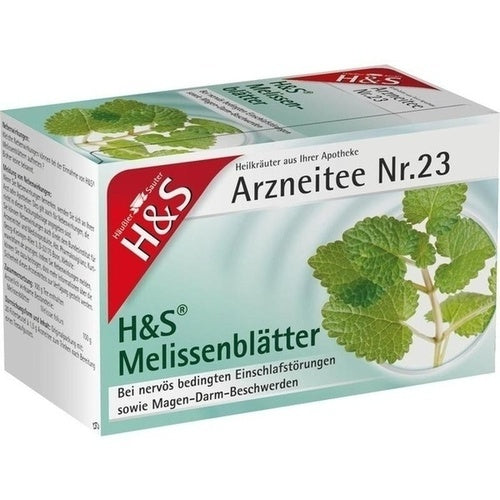 H&S Tee - Gesellschaft Mbh & Co. H & S Balm Leaves Filter Bag 20X1.5 g