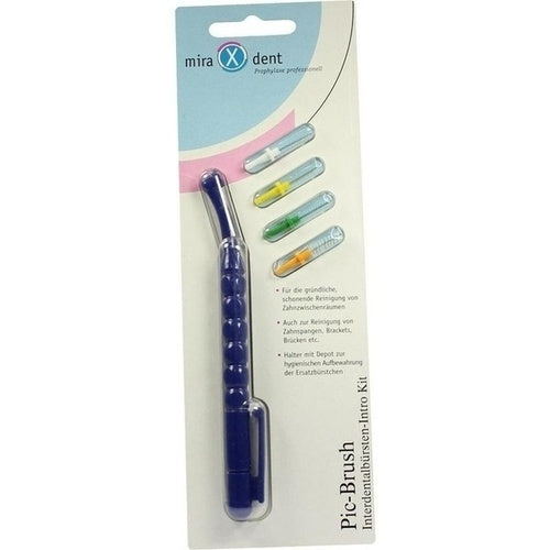 Hager Pharma Gmbh Miradent Interd.Pic-Brush Intro Kit Blue 1Hal. + 4B. 1 pcs