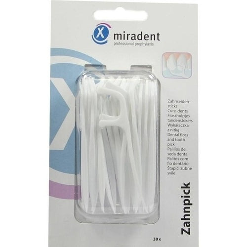 Hager Pharma Gmbh Miradent Tooth Pick Floss Sticks 30 pcs