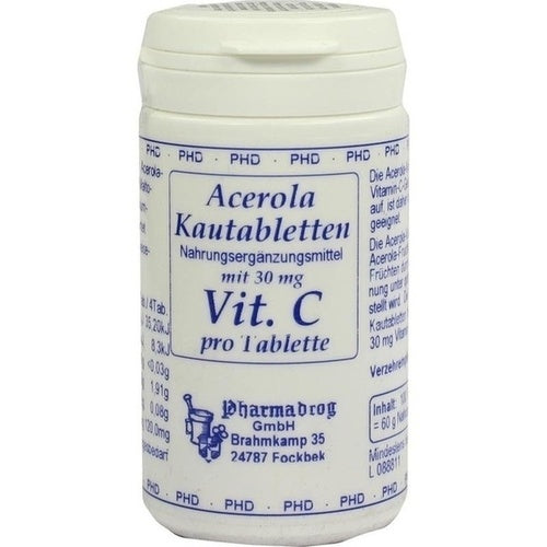 Pharmadrog Gmbh Acerola Chewing Tablets 100 pcs