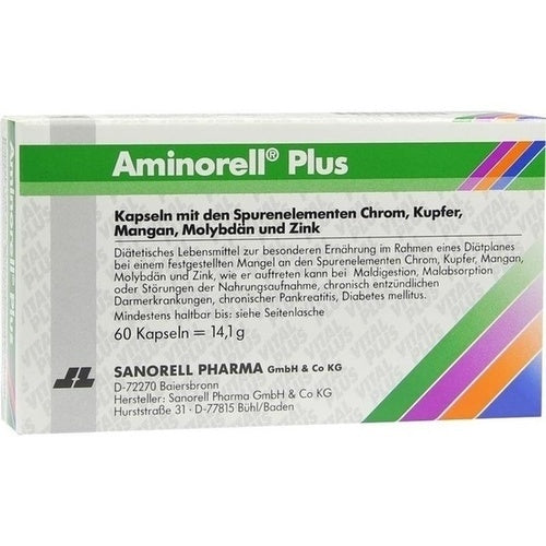 Sanorell Pharma Gmbh & Co Kg Amin Orell Plus Capsules 60 pcs